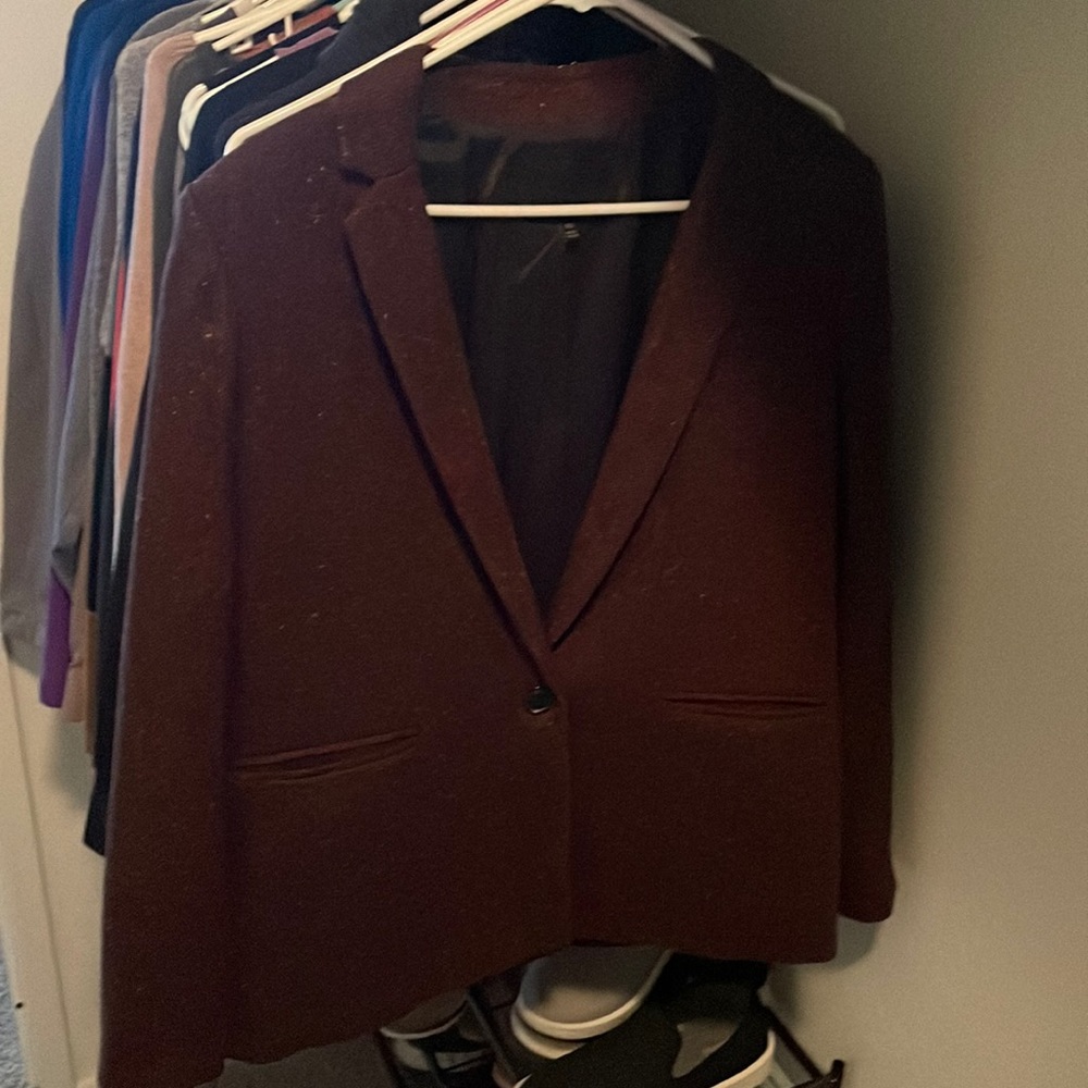 Banana Republic blazer matron houndstooth size 10